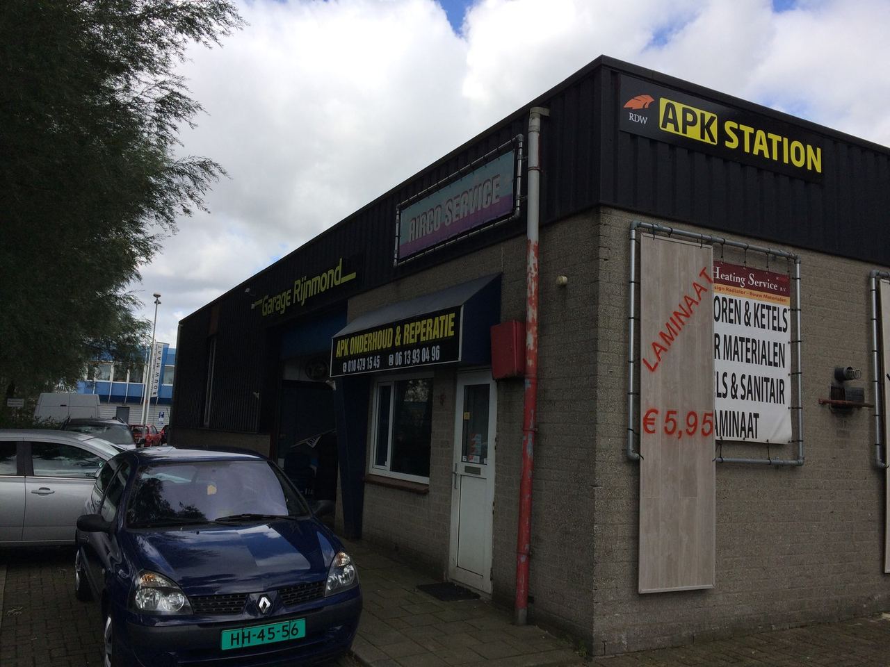 Gevelreclame Rotterdam, bedrijfsnaambord Garage Rijnmond